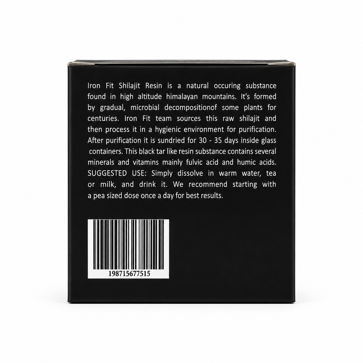 IRONFIT SHILAJIT RESIN